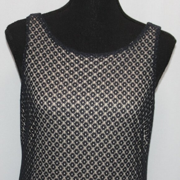 Jessica Simpson Navy Lace Dress w/Beige Lining - Picture 2 of 14